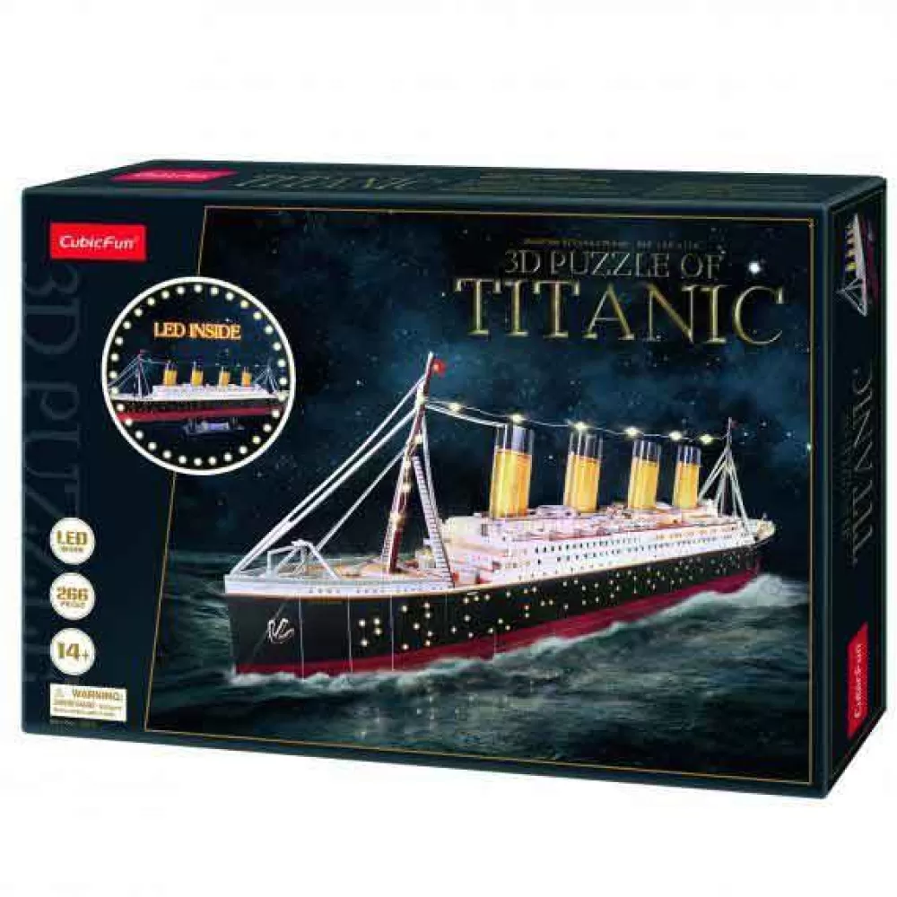 Puzzles 3D>Juguetes World Brands Puzzle 3D Titanic Amb Led