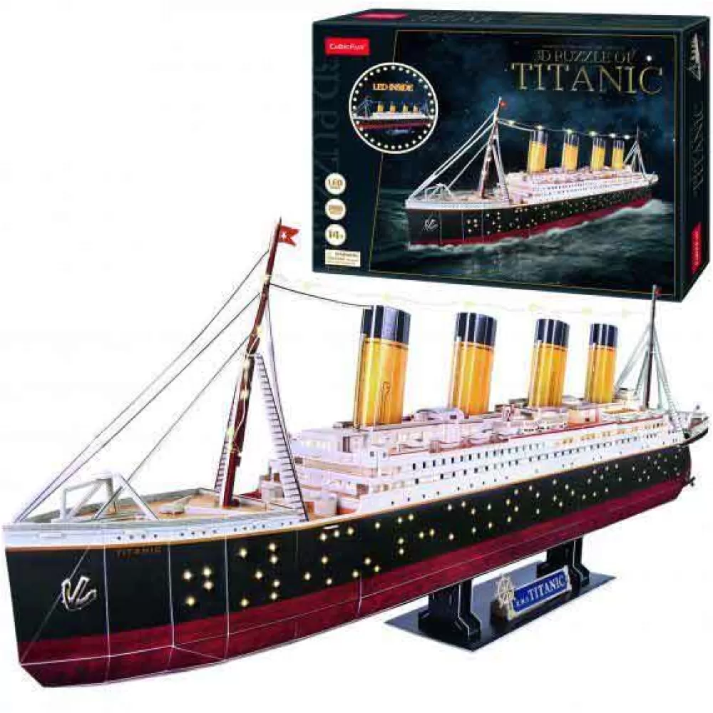 Puzzles 3D>Juguetes World Brands Puzzle 3D Titanic Amb Led