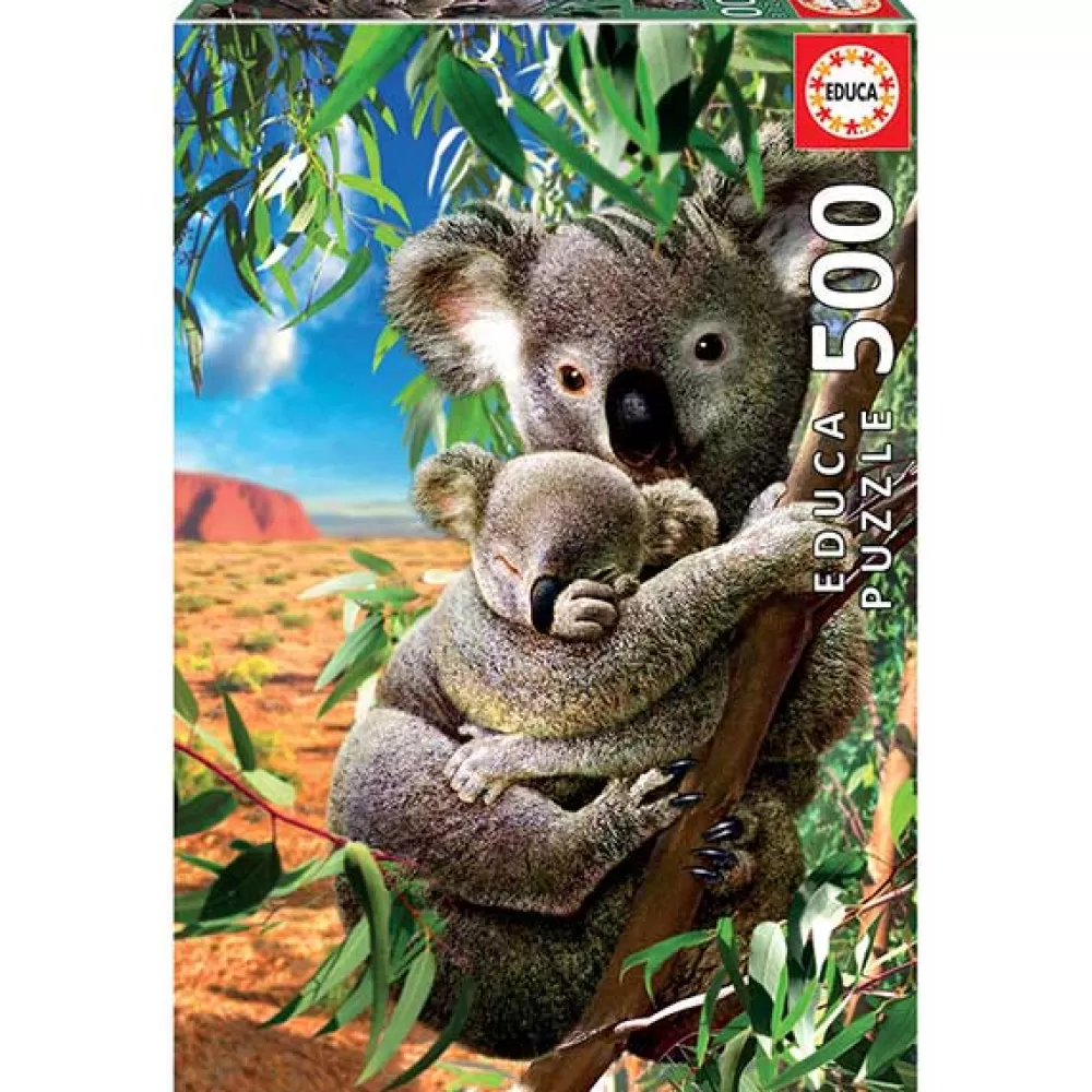 Puzzles De Animales>Juguetes Educa Borras Puzzle 500P Mama Y Bebé Koala