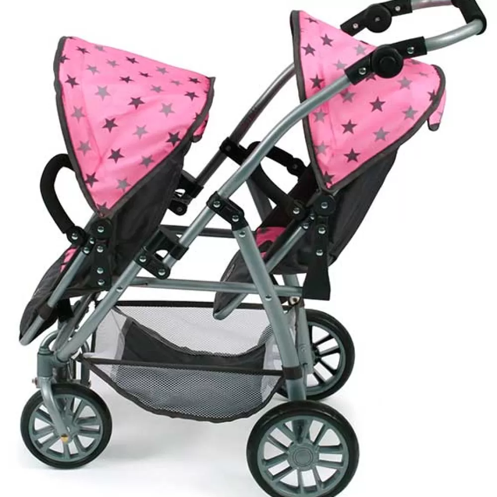 Juguetes Chic Bayer Sillita Gemelos Tandem Rosa Con Estrellas Online