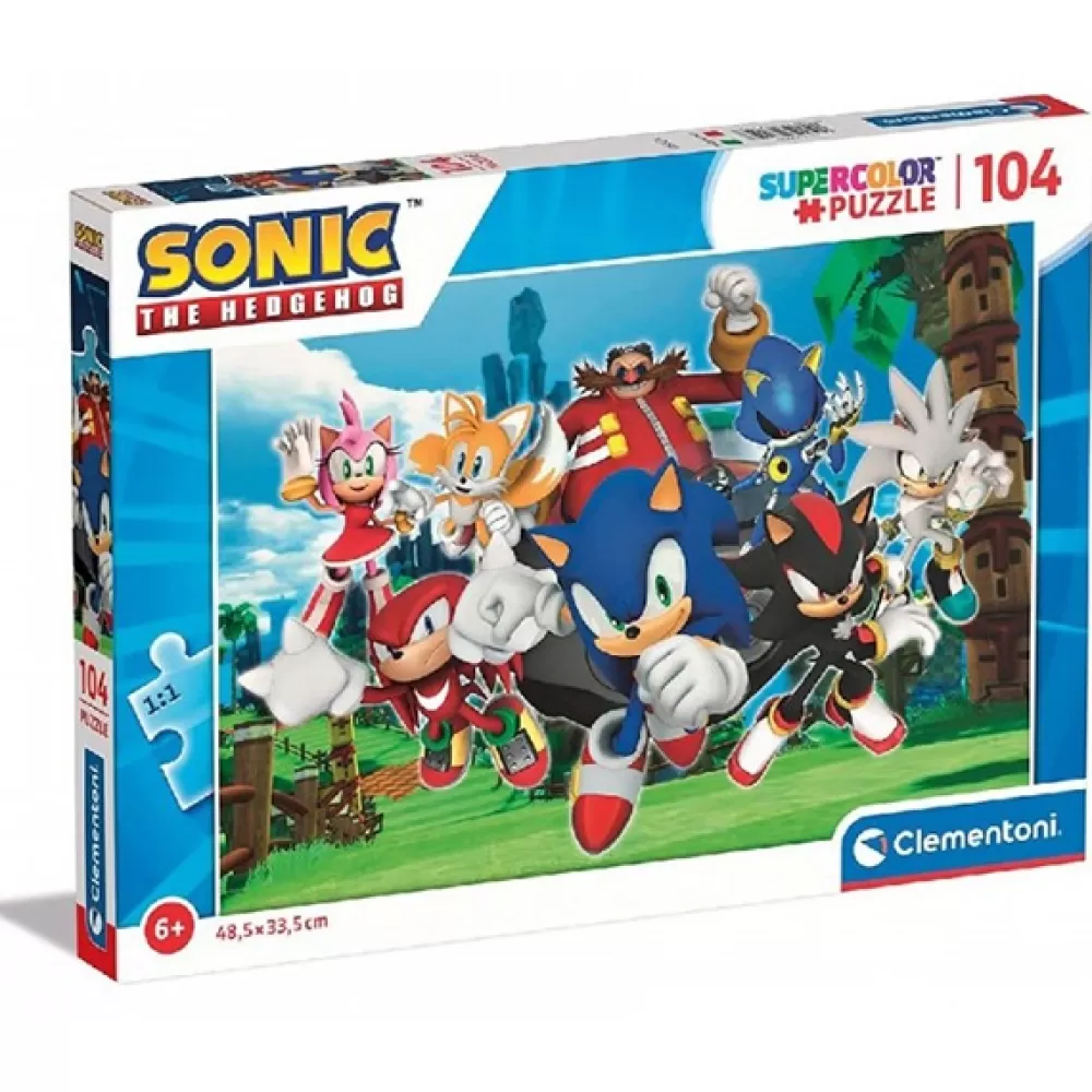 Puzzles Infantiles>Juguetes Sonic Sonic Puzzle 104P