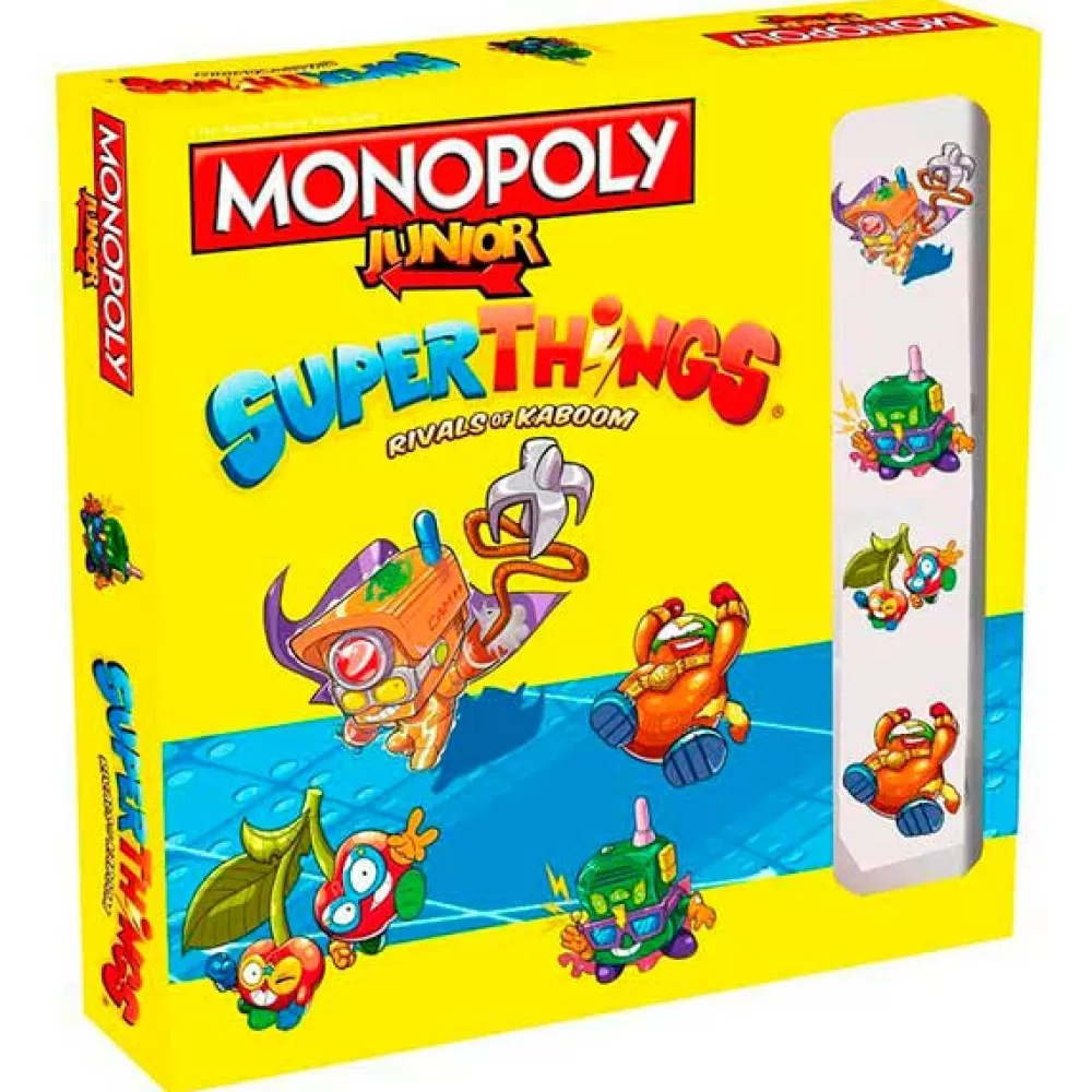 Juegos De Mesa Infantiles>Juguetes SuperZings Superthings Juego Monopoly Junior