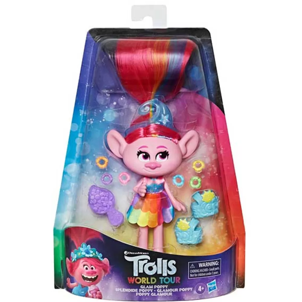 Juguetes Trolls Trolls Figura Poppy Fashion Rock Con Accesorios New