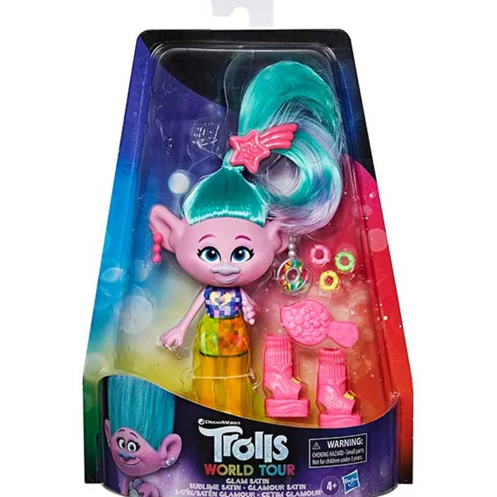 Juguetes Trolls Trolls Muneca Satin Poppy Fashion Rock 30Cm Store