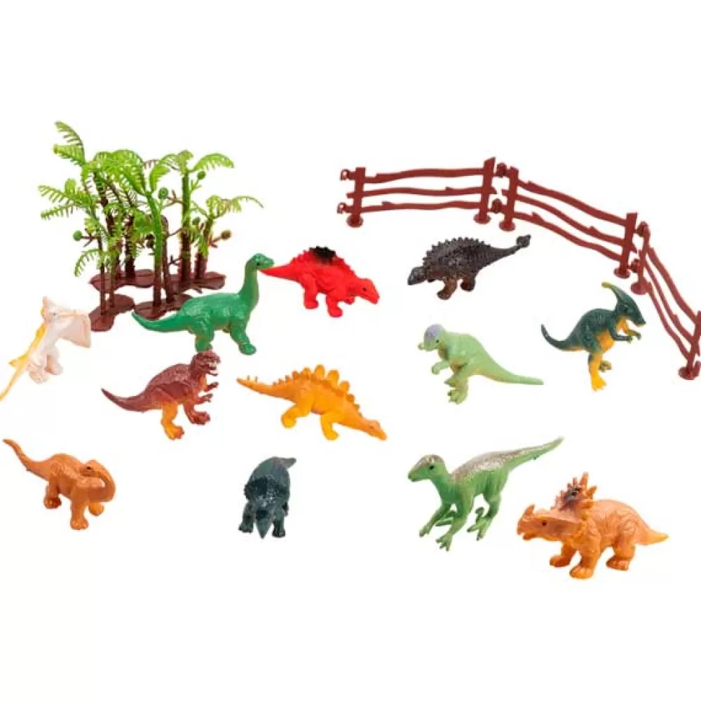 Juguetes World Brands Tubo 19P Figuras De Dinosaurios Store